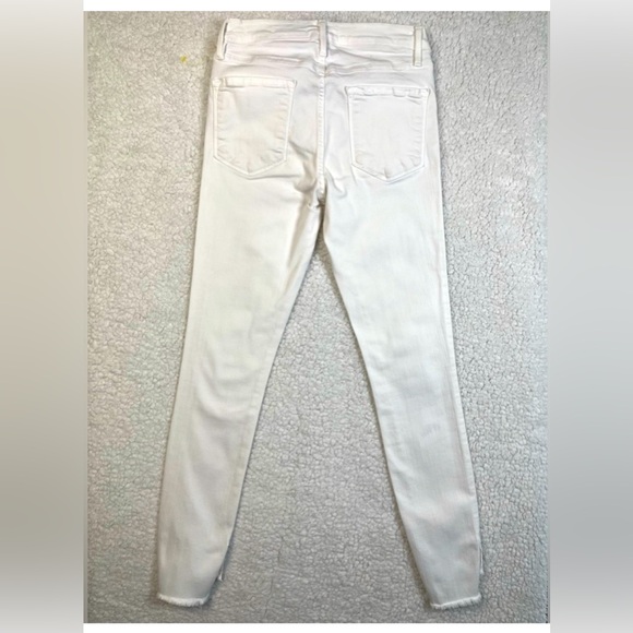 NWOT Frame Denim ”Le Skinny de Jeanne” size 28 Raw Cut Step Hem Jeans - Picture 3 of 9